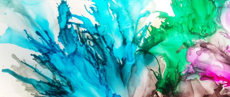 Faszination Abstraktion: Alcohol Ink Art
