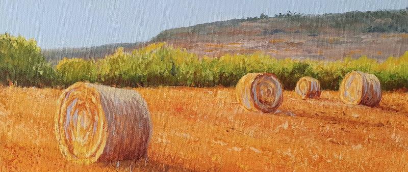 Jahreszeiten in Acryl: Sommerlandschaft