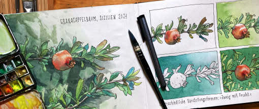 After Work: Botanische Aquarelle – das Dickicht entwirren